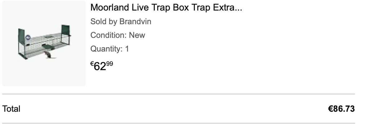 Humane live traps